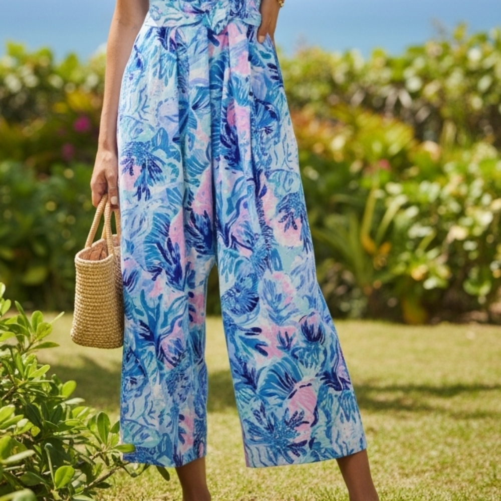 Lilly Pulitzer Tasely Women’s Jumpsuit - Picture 11 of 13